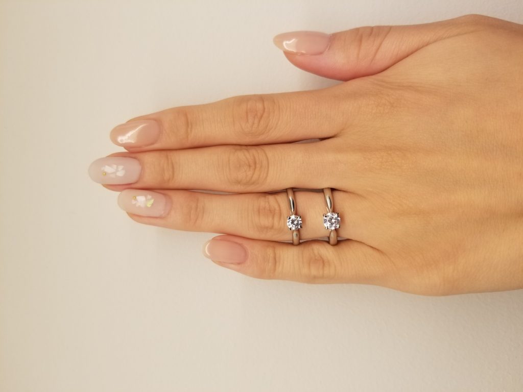婚約指輪_比較_0.3_0.5_ダイヤモンド