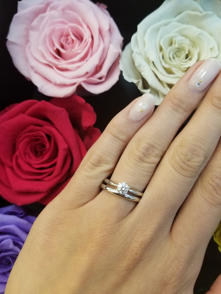 婚約指輪-エンゲージリング-プロポーズ-デザイン-重ね付け