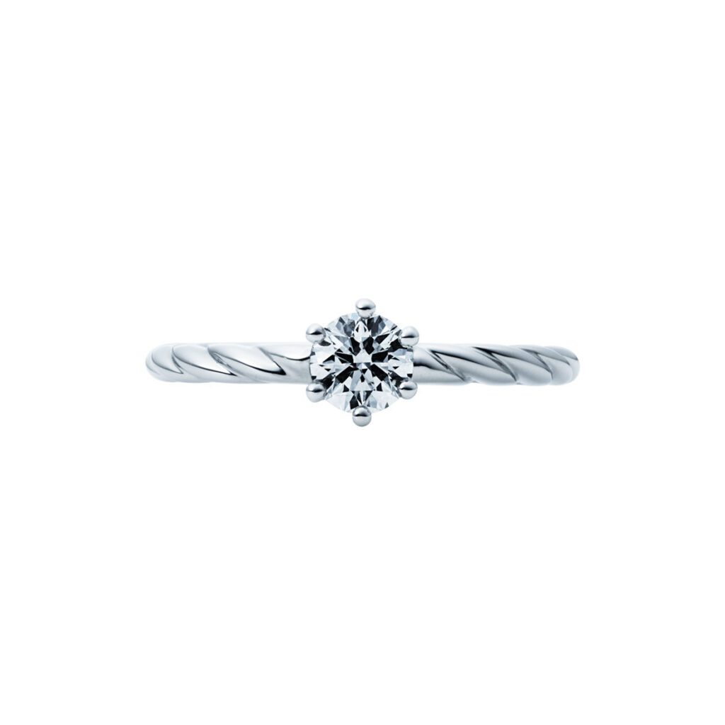 ソリテール・ロープデザインの婚約指輪