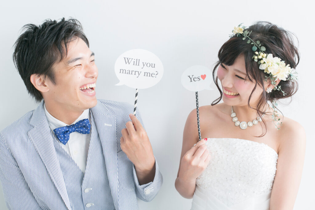 プロポーズ　結婚指輪